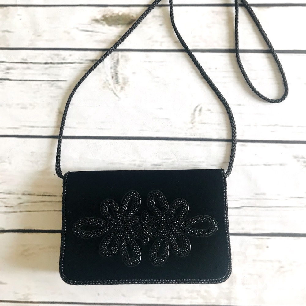 Black Velvet Evening Bag